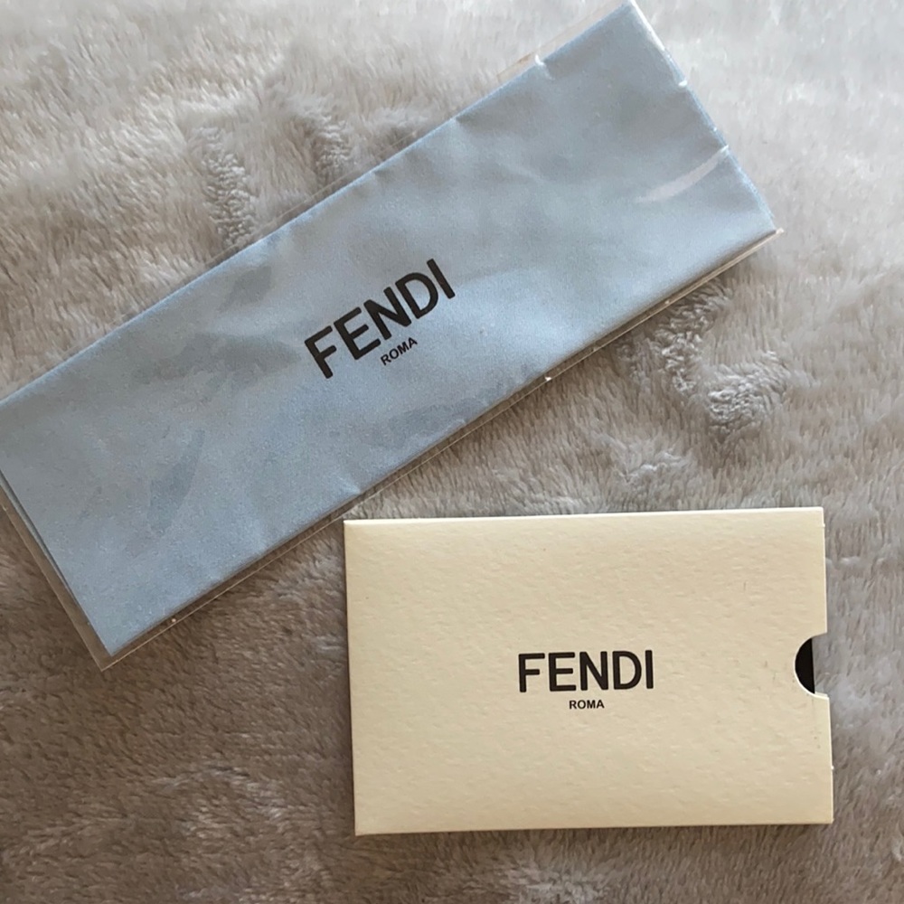 Fendi Authenticity Card and Glasses Wipe
